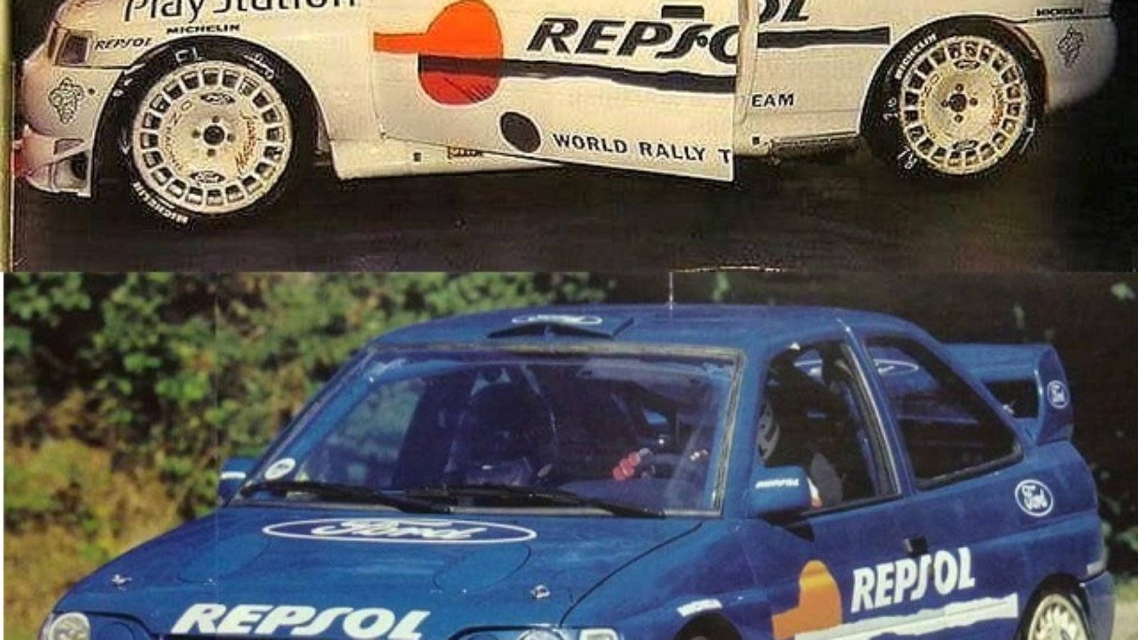 Foto modelo real - ford escort wrc sainz test